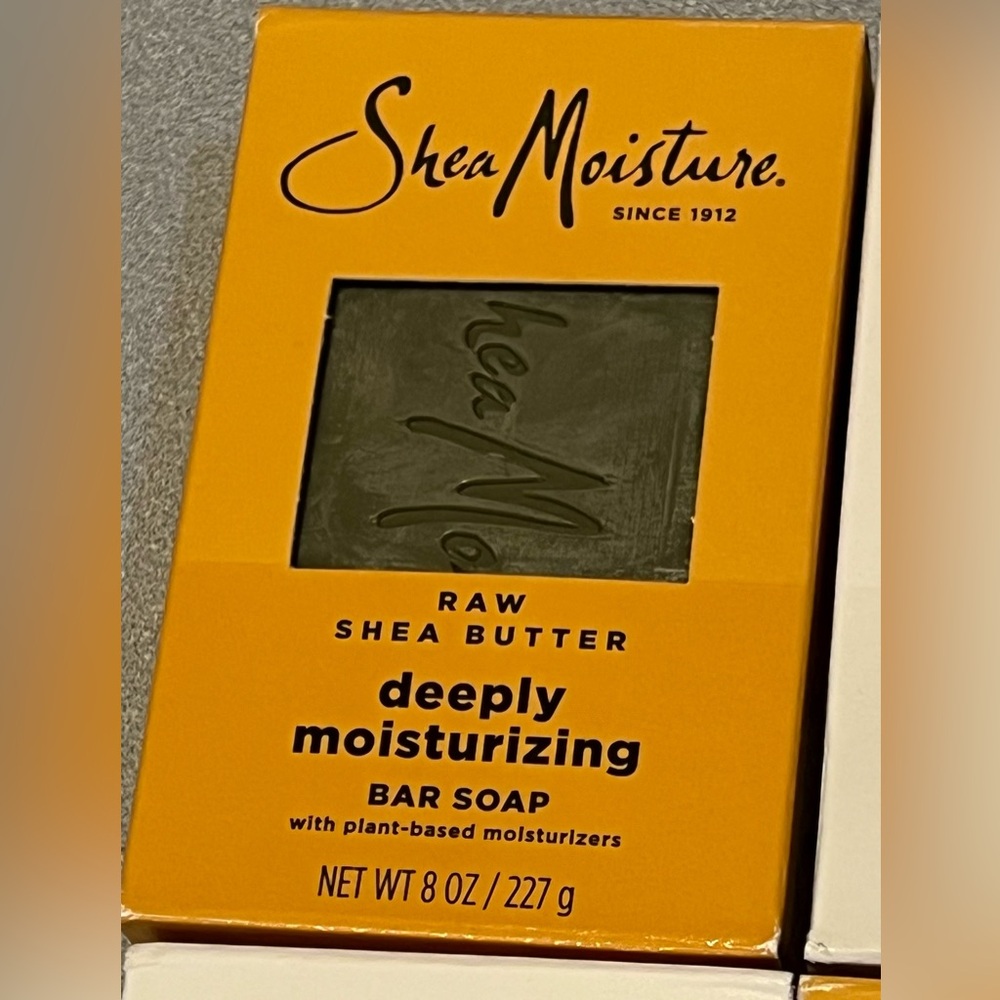 Shea Moisture Virgin Coconut Oil & Raw Shea Butter 4 Bar Soap Bar Bundle All New - Picture 3 of 9